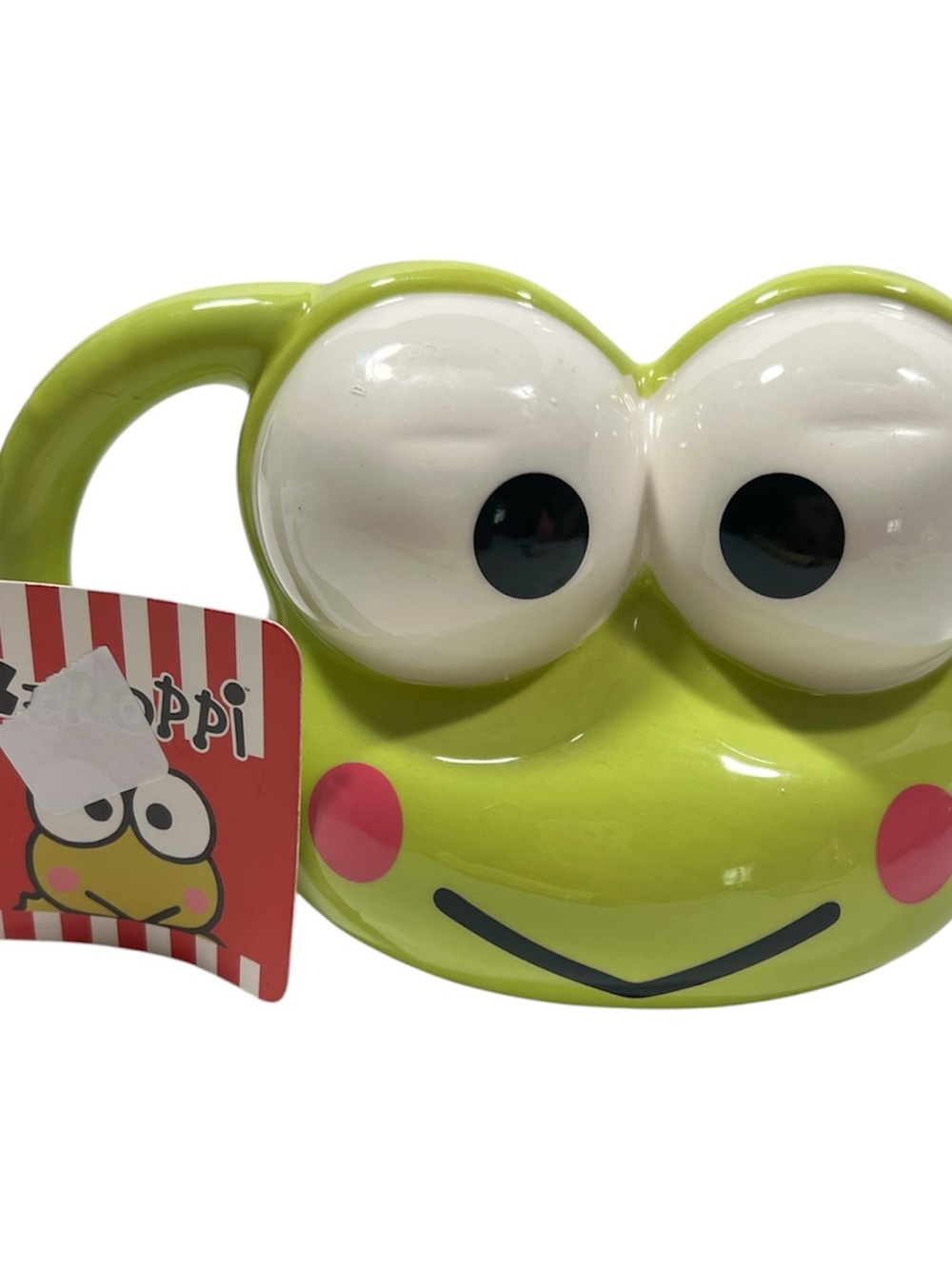 Bioworld X  Keroppi Hello Kitty & Friends Sanrio Sculpted Ceramic Mug